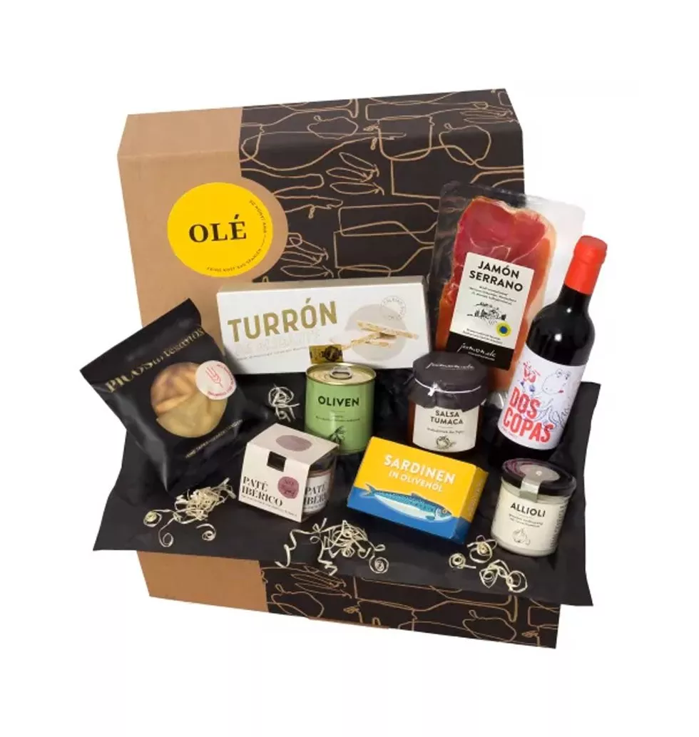 Spanish Gourmet Delights Basket
