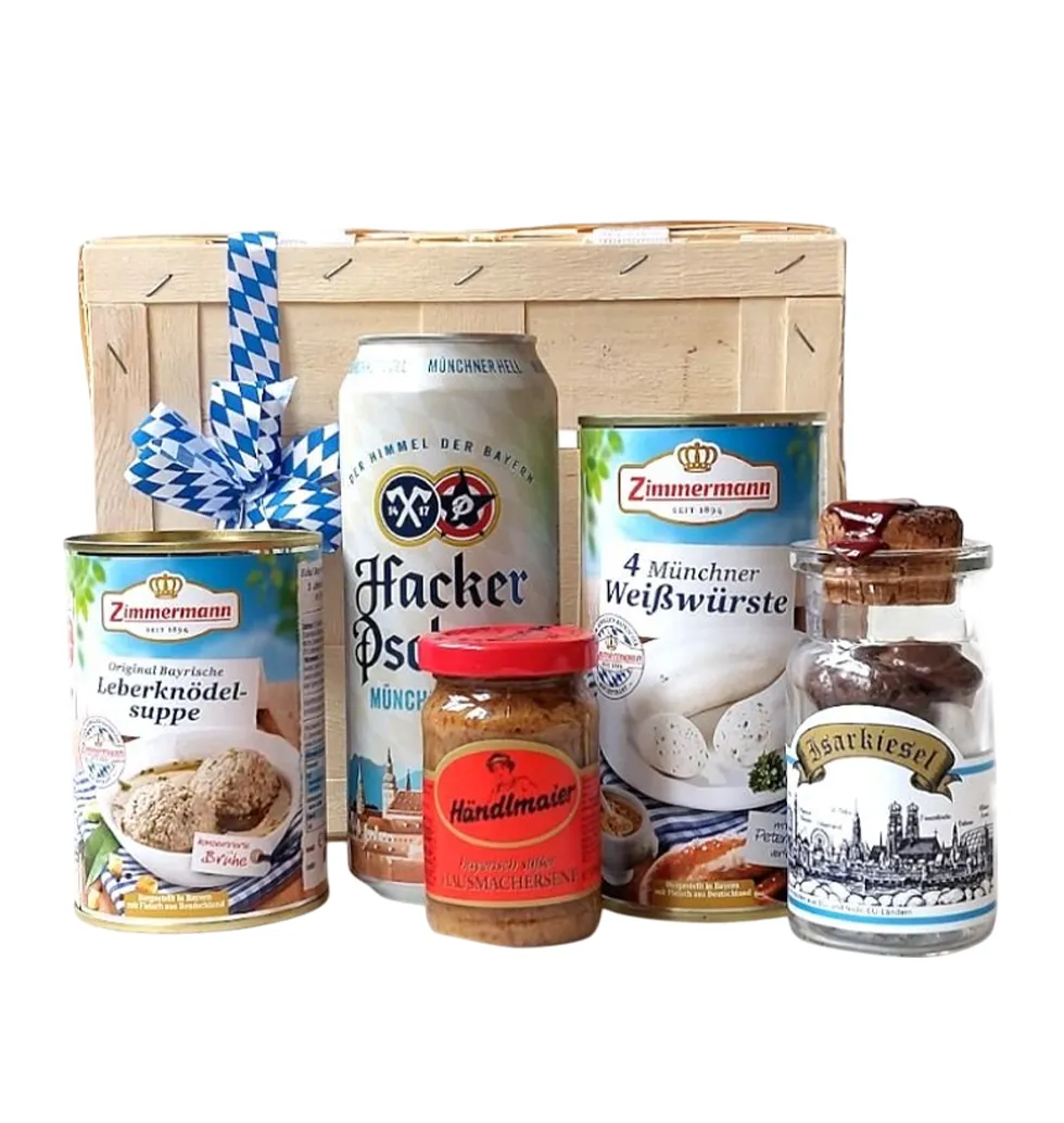 Bavarian Bliss: Beer and Snack Gift Set