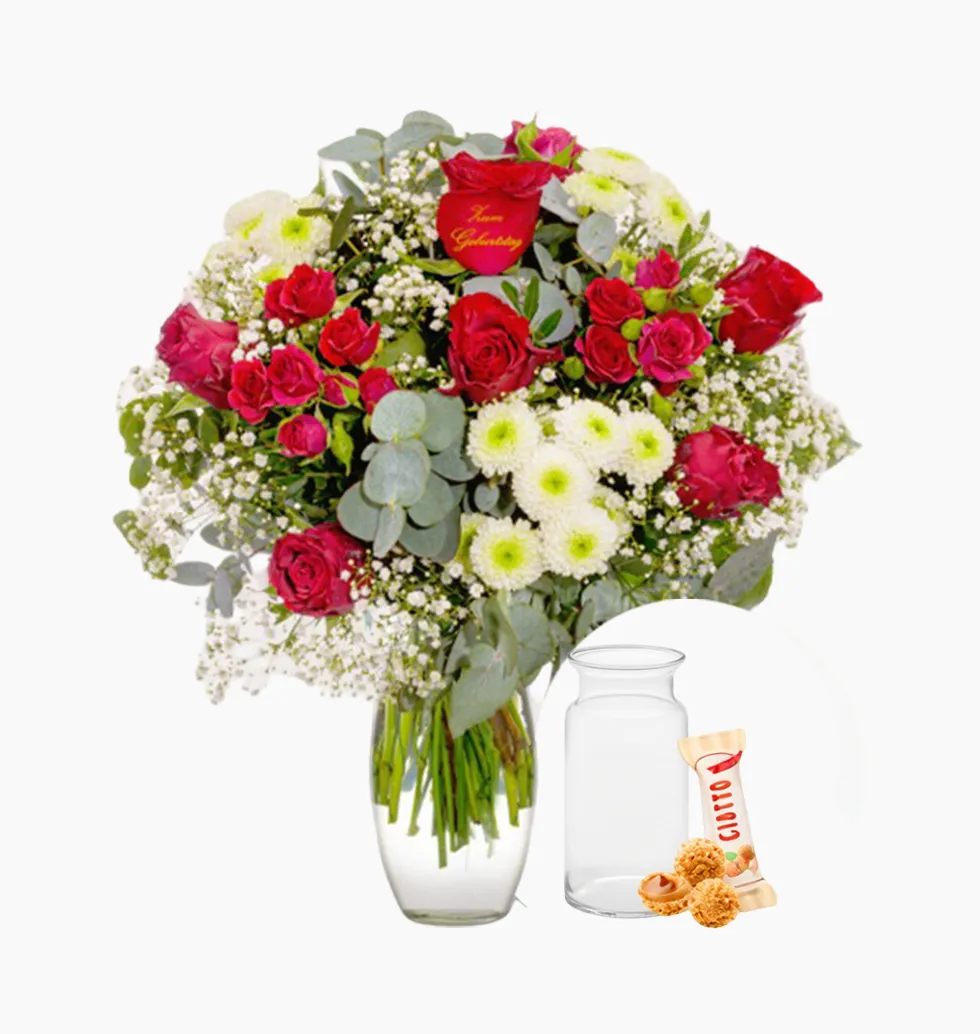 Radiant Birthday Blossom Bouquet
