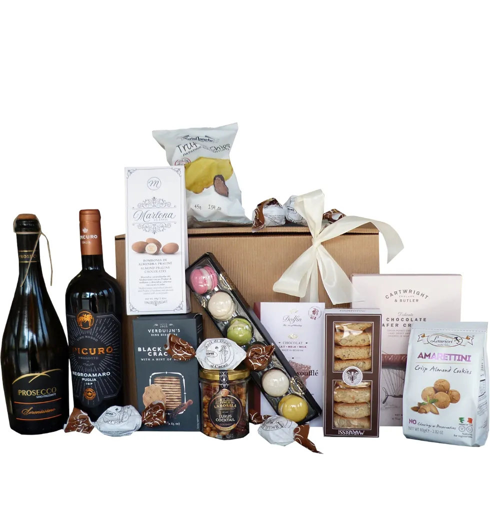 Luxurious Wine & Gourmet Delight Set