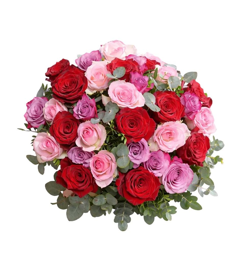 Luxury Rose Bliss with Chocolates