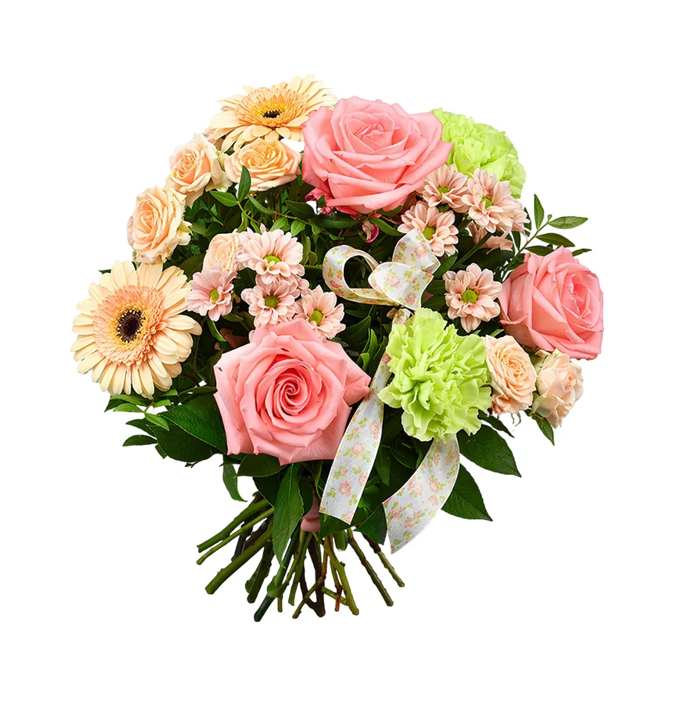Stunning Rose Bouquet with Elegant Vase & Treats
