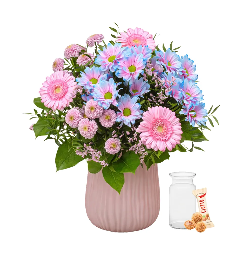 Sweet Pink Floral Surprise