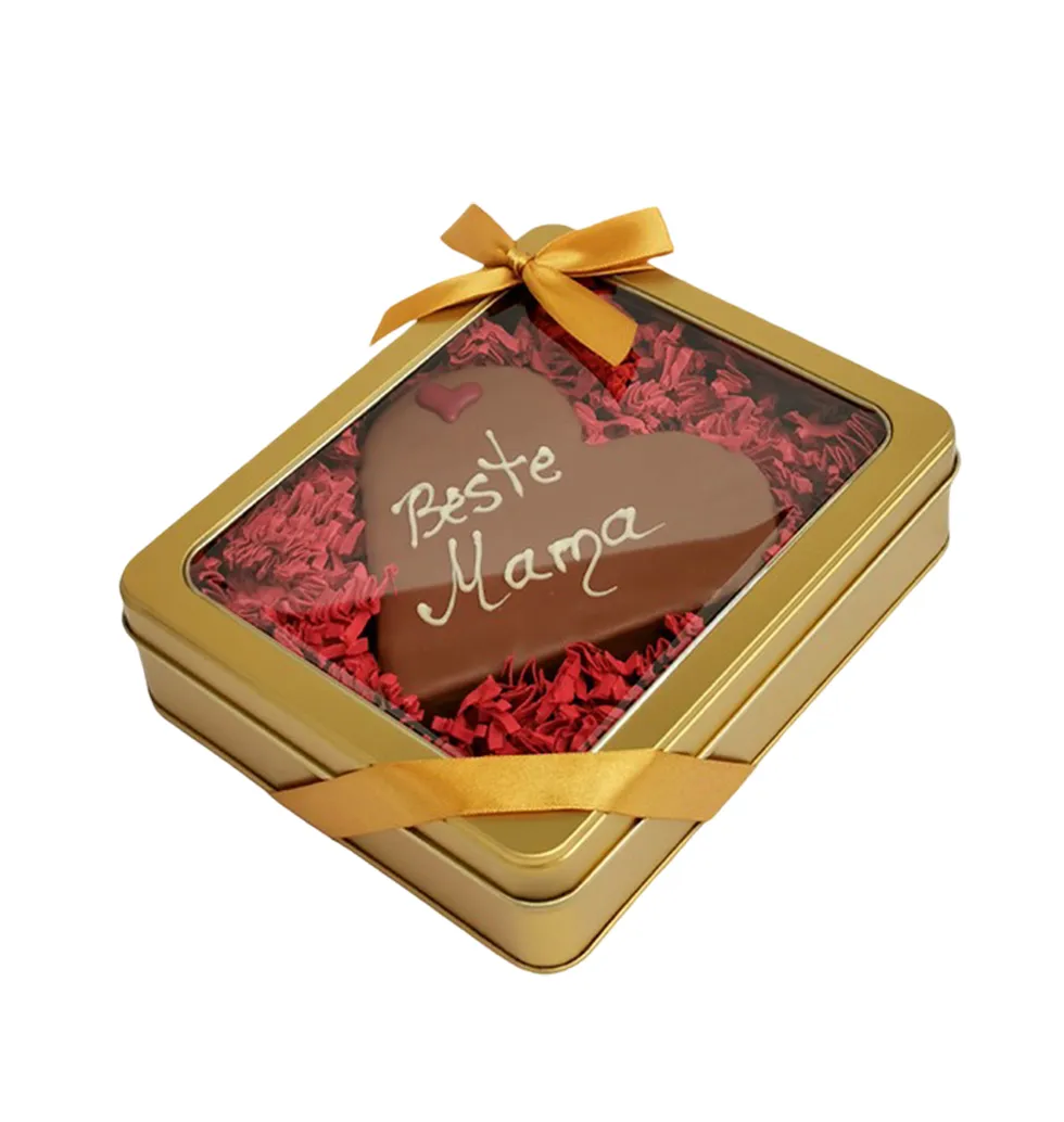 Cocoa Bliss Heart Cake