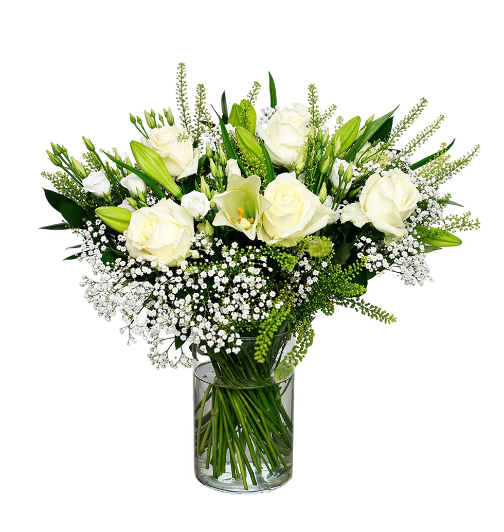 Heavenly Whites Floral Delight